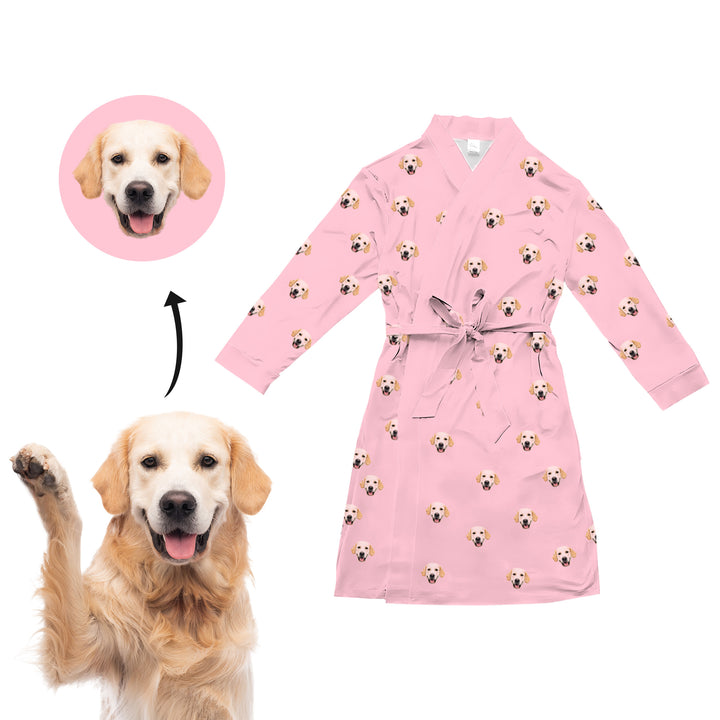 Custom Pet Face Pajamas with Dog Photo Personalized Memorial Gifts for Pet Lover - OARSE