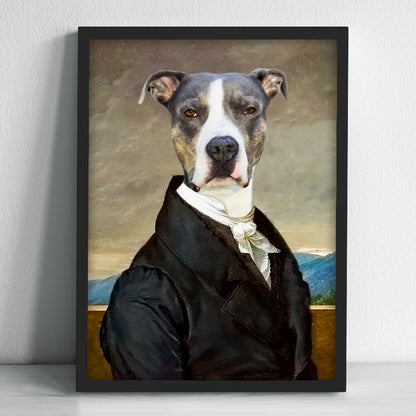 Personalized Renaissance Pet Portrait Canvas Custom Statesman Pet Paintings Art - OARSE