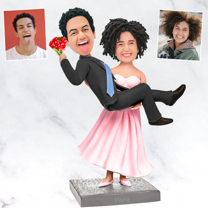 Funny Couple Bobbleheads Personalized Bobblehead Dolls - OARSE