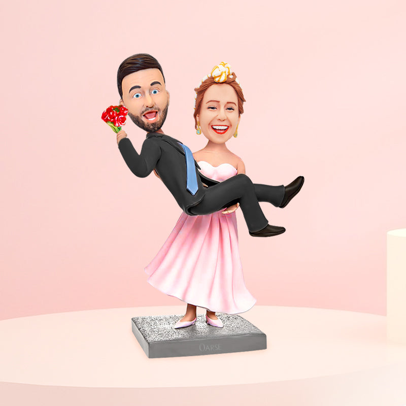 Funny Couple Bobbleheads Personalized Bobblehead Dolls - OARSE