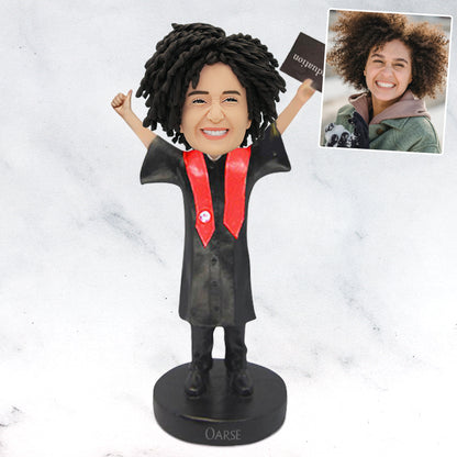 Graduation Custom Made Bobblehead Dolls, Personal Bobblehead  with Picture - OARSE