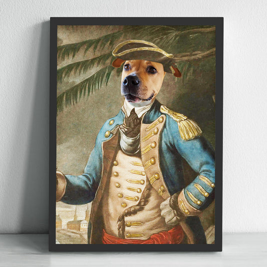 Custom Renaissance Royal Portraits Canvas Personalized The Explorer Pet Picture Painting - OARSE