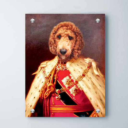 Custom Royal King Portrait Canvas Personalized Renaissance Pet Painting - OARSE