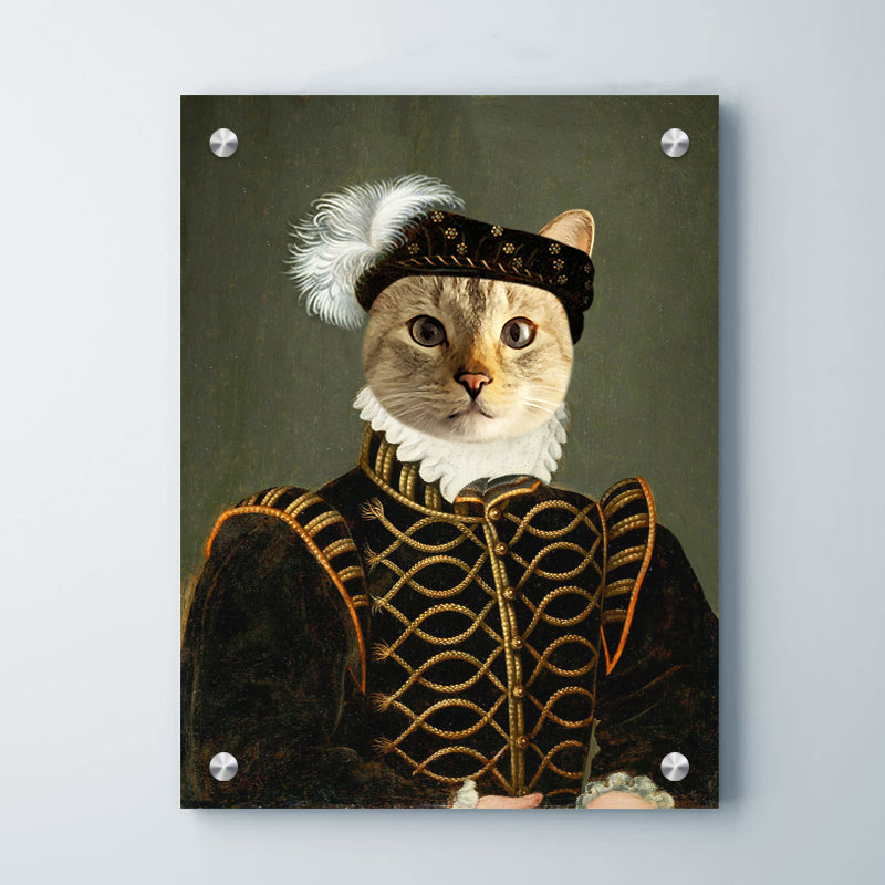 Custom Noblewomen Pet Renaissance Canvas Personalized Royal Dog Painting Portrait - OARSE