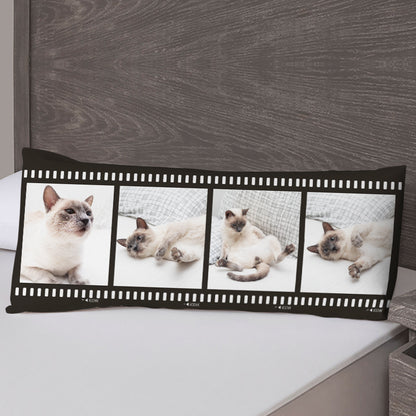 Custom Pet Photo Pillowcase with Pictures Collage Personalized Dog Body Pillow Cover - OARSE