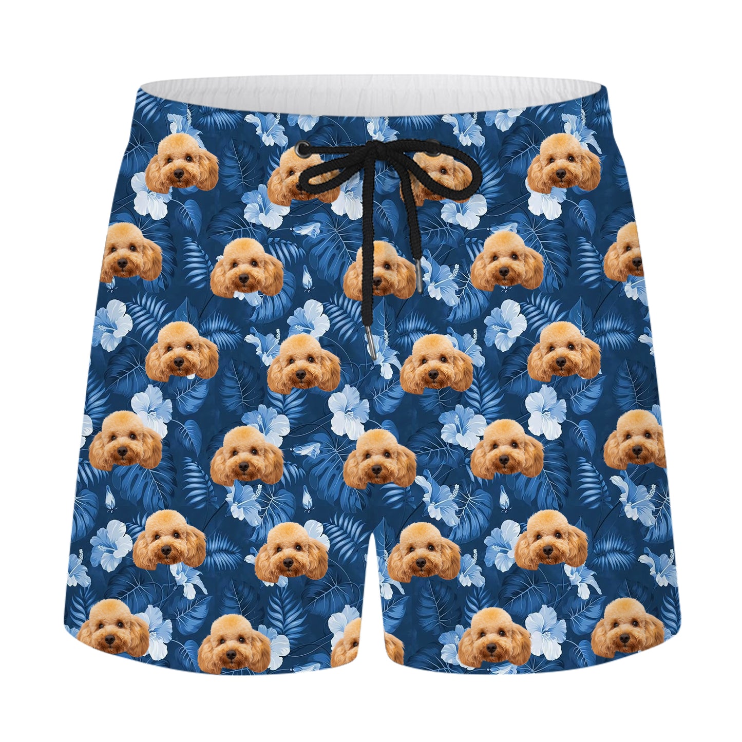 Custom Pet Photo Swim Trunks for Men