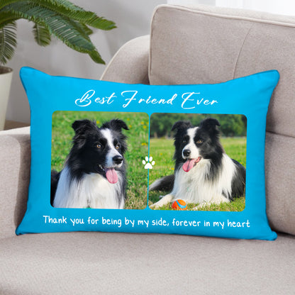 Customized Pet Throw Pillows with Names Personalized Photo Collage Pillow - OARSE