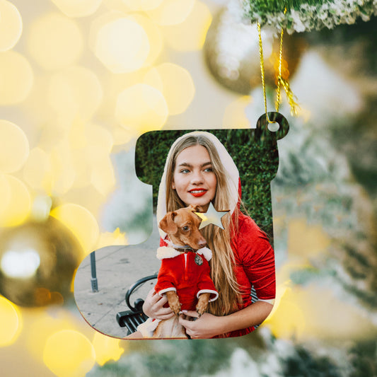 Personalized Christmas Tree Ornaments with Pet Photo - OARSE