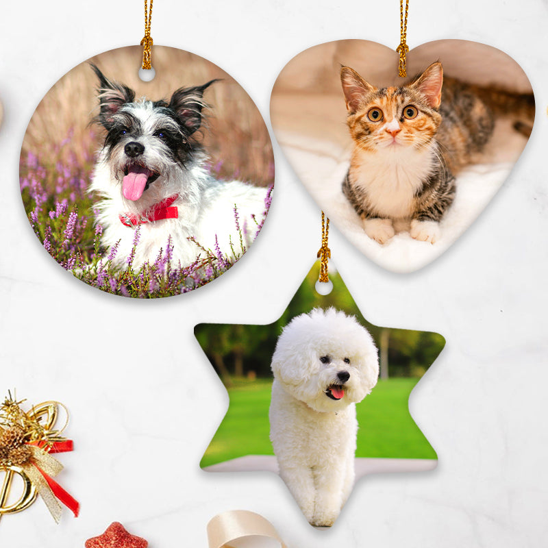 Custom Christmas Ornaments with Photo Personalized Tree Decaration - OARSE