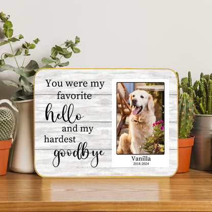 Custom Pet Memorial Canvas Print or Pet Remembrance Gift