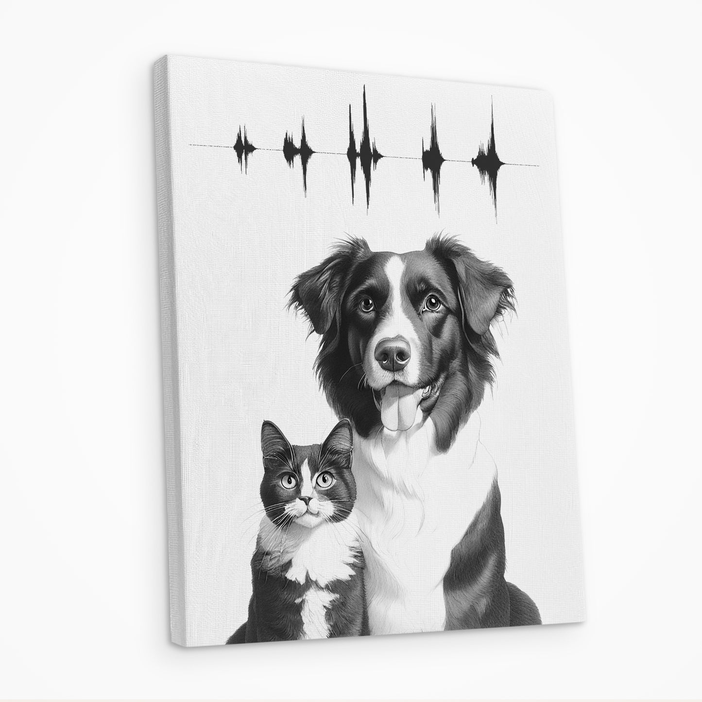 Personalized Sketching Pet Portrait Canvas From Photos