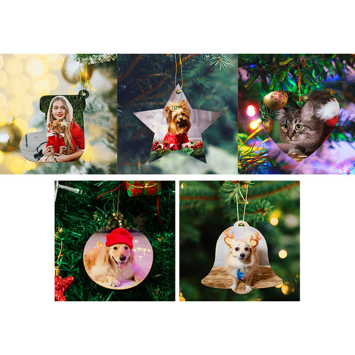 Personalized Christmas Tree Ornaments with Pet Photo - OARSE