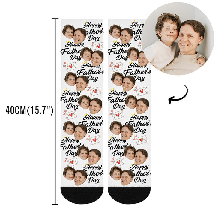 Custom Father's Day Face Socks - OARSE