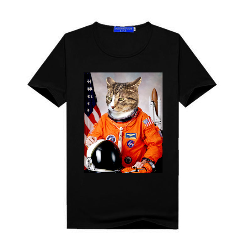 The Astronaut Custom Pet Women T Shirt - Oarse