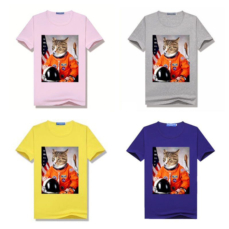 The Astronaut Custom Pet Women T Shirt - Oarse