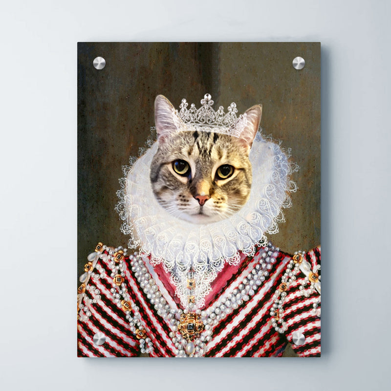 Personalized Pet Renaissance Painting Portrait Canvas Prints with Dog Photo - The Queen - OARSE