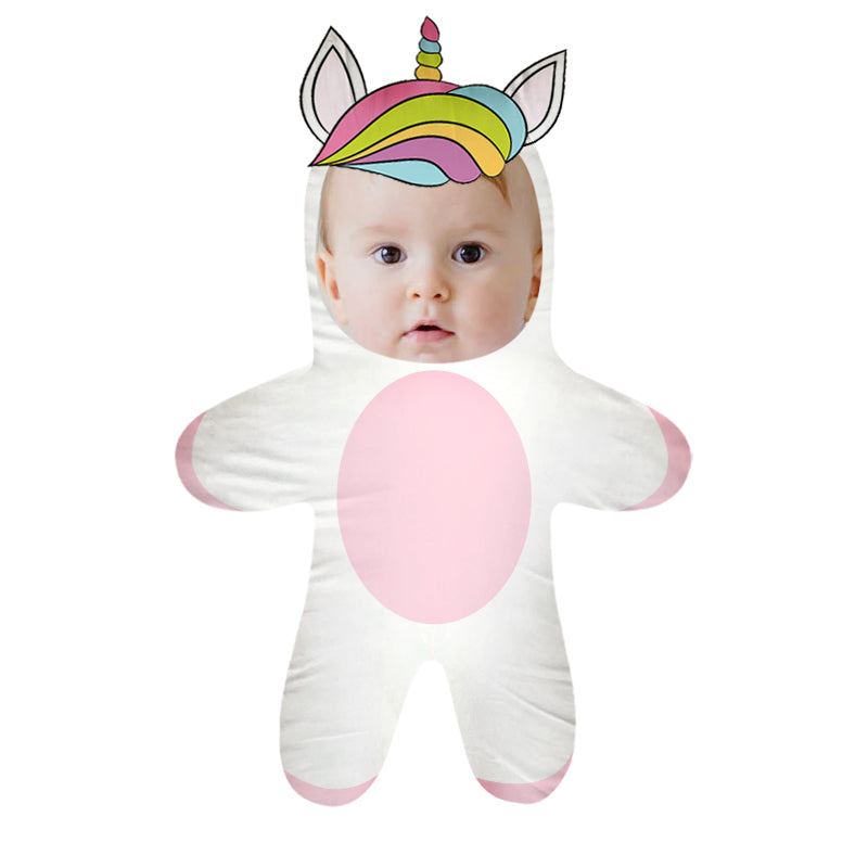 Custom Face Pillow Doll Unicorn Mini Me Cushion - Oarse