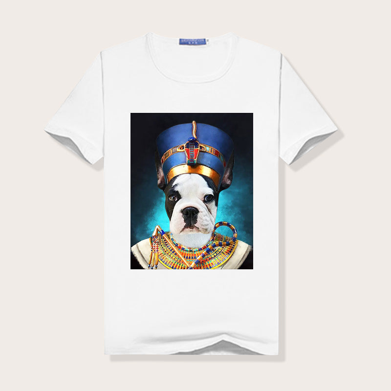 Queen Of Egypt Custom Pet Face Women T Shirt - Oarse