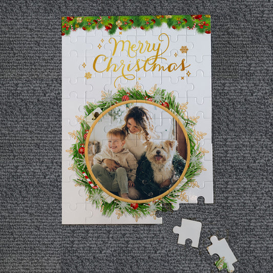 Personalised Christmas Puzzle 500 Piece Family Photo Puzzle 1000 Piece - Oarse