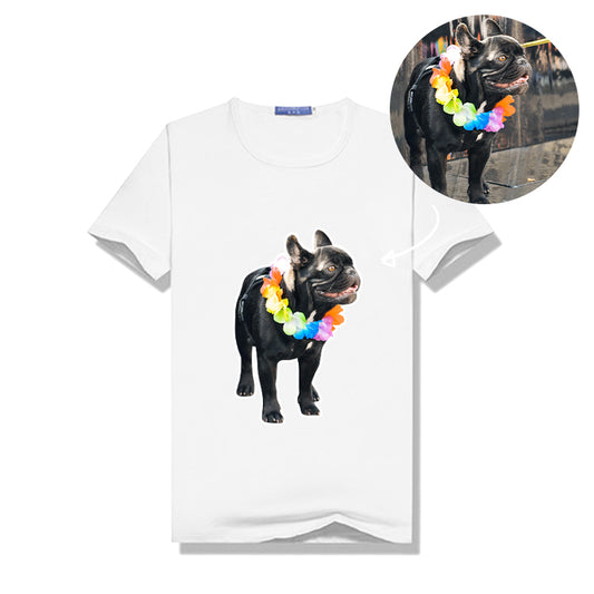 Custom Pet Photo T-shirt For Women - Oarse