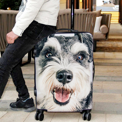 Custom Luggage Covers Pet Face Photo Luggage Cover Protector - Oarse