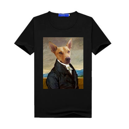 The Statesman Pet Portrait Personalized Women T-Shirt - Oarse