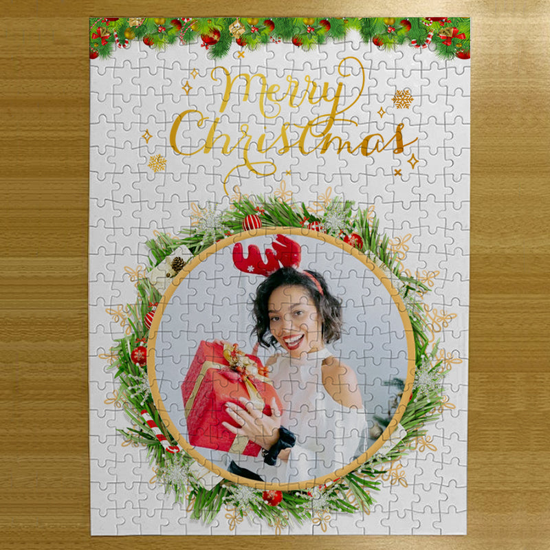 Personalised Christmas Puzzle 500 Piece Family Photo Puzzle 1000 Piece - Oarse