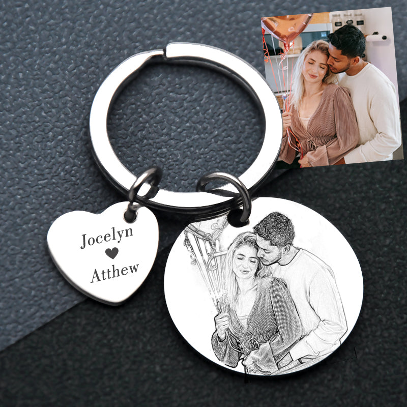 Personalized Keychains With Picture And Text, Calendar Personalized Keychains Near Me - Oarse