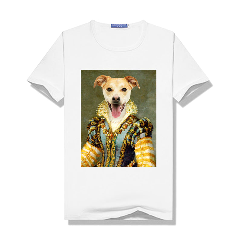 The Queen Personalized Pet Photo T Shirt For Women - Oarse