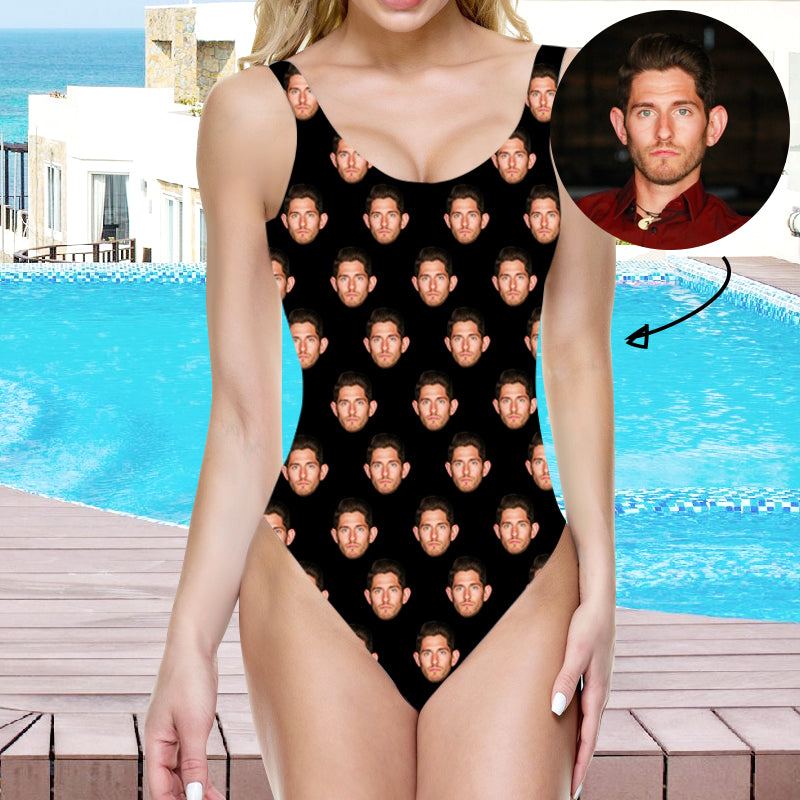 Custom Boyfriend Face Bathing Suits For Women - Oarse