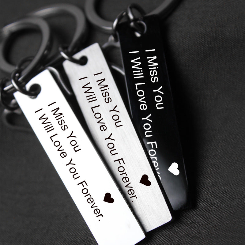 Heart Engraved Keychains, Personalized Engraved Keychains - Oarse