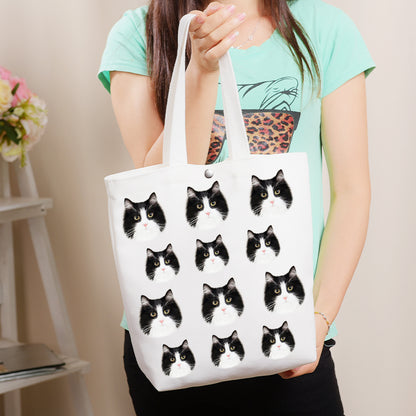 Custom Pet Face All Print Tote Bag - Oarse