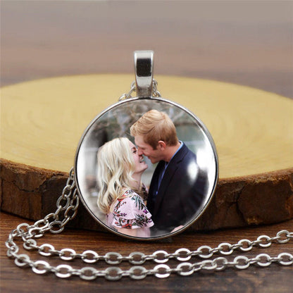 Personalized Photo Pendant Necklace, Custom Picture Pendant - Oarse