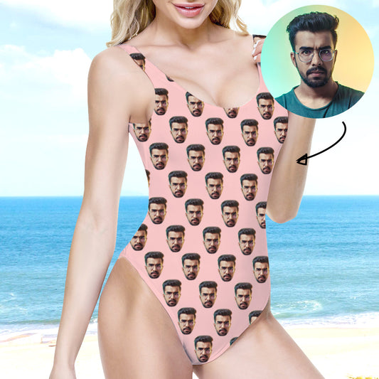 Custom Boyfriend Face Bathing Suits For Women - Oarse