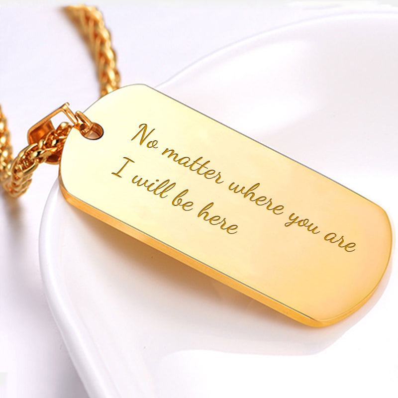 Photo Dog Tag Necklace Personalized Dog Tags For Boyfriend - Oarse