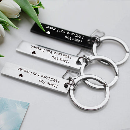 Heart Engraved Keychains, Personalized Engraved Keychains - Oarse