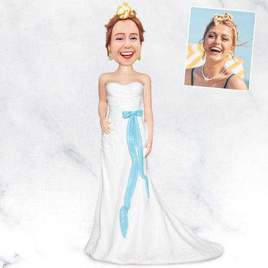 Bride Custom Wedding Bobbleheads - Oarse