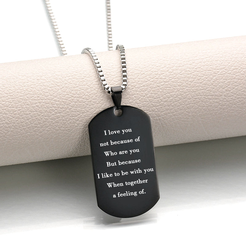 Photo Dog Tag Necklace Personalized Dog Tags For Boyfriend - Oarse