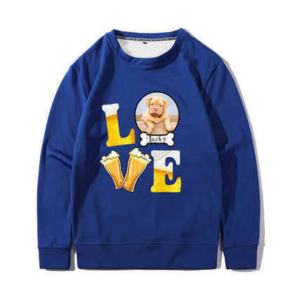 Custom Pet Beer Love Sweatshirt - Oarse