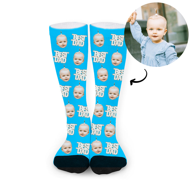 Custom Best Dad Father's Day Socks - Oarse