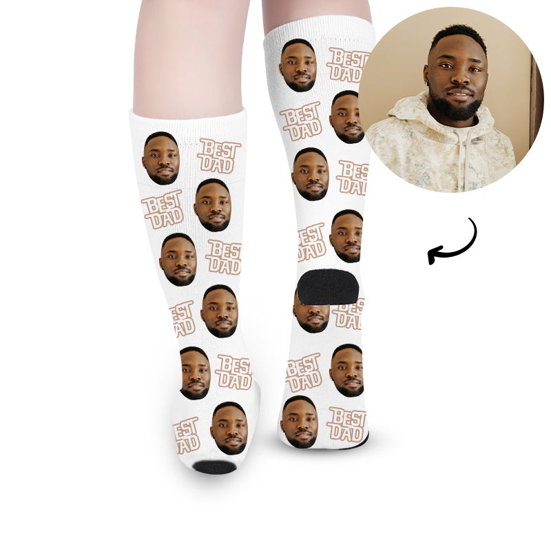 Custom Best Dad Father's Day Socks - Oarse