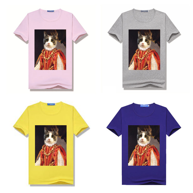 The Royal Lady Personalized Pet T Shirt For Women - Oarse