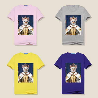 The Empress Personalized Pet Face T Shirt For Women - Oarse