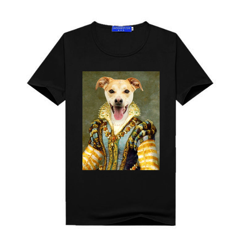 The Queen Personalized Pet Photo T Shirt For Women - Oarse