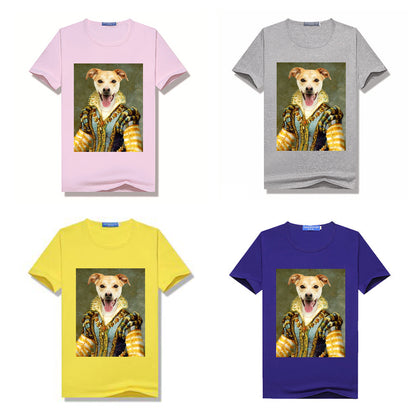 The Queen Personalized Pet Photo T Shirt For Women - Oarse