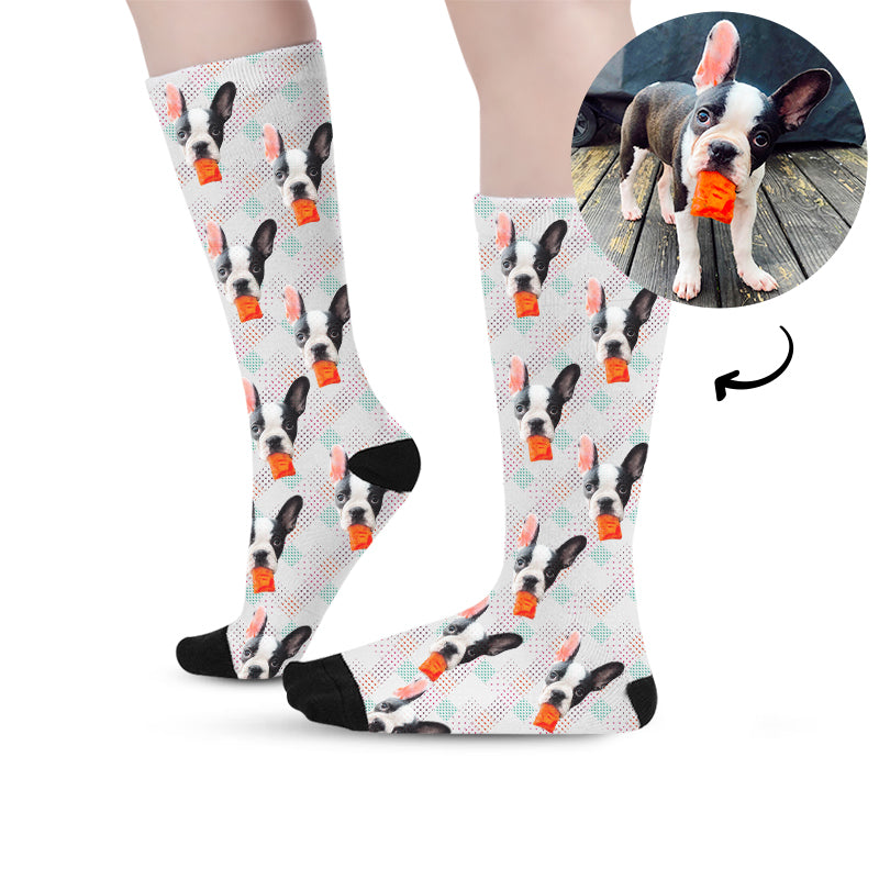 Custom Classic Pet Face Socks - Oarse