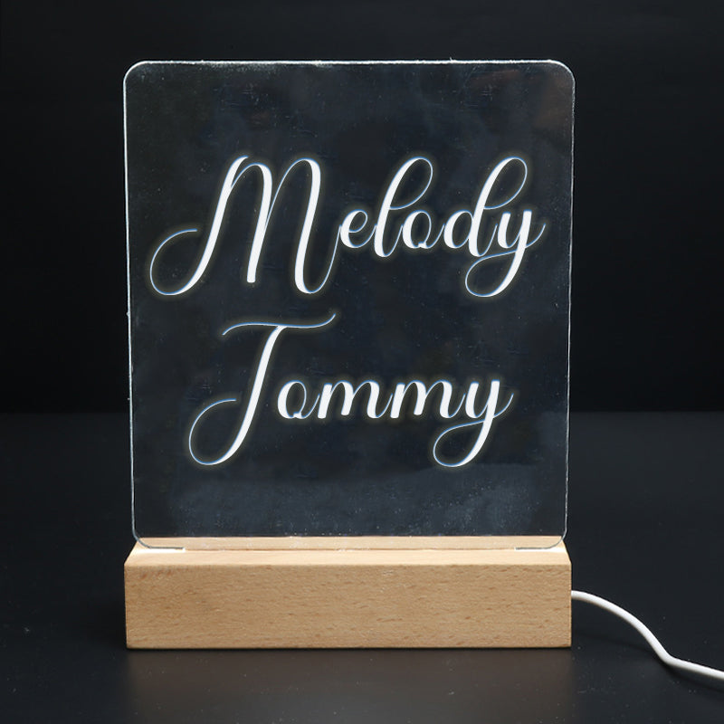 Personalized Name Night Light - Oarse