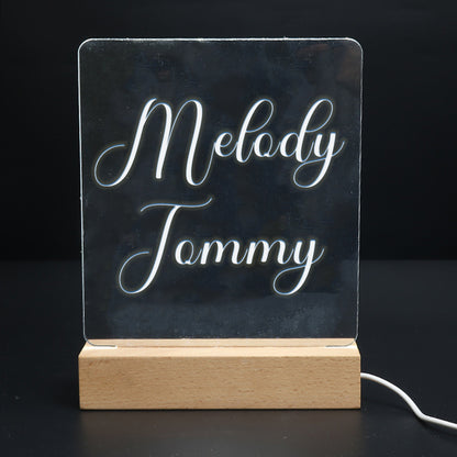 Personalized Name Night Light - Oarse