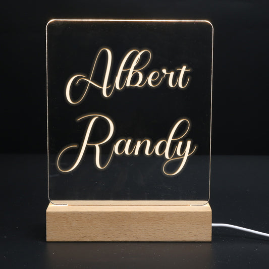 Personalized Name Night Light - Oarse