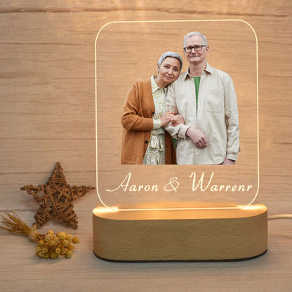 Photo Night Light, Custom Picture Lamp For Him, Her - Oarse